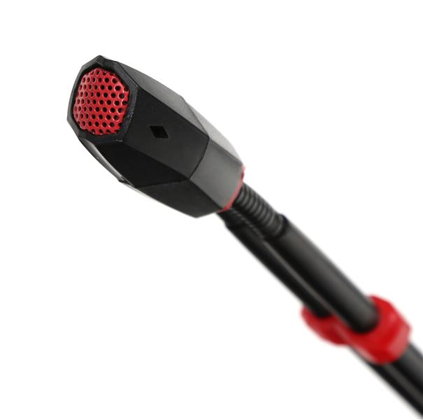 VARR Gaming Vlogging Desktop microfoon 3 5mm - RED