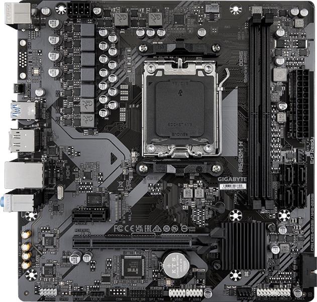 GIGABYTE A620M H moederbord AMD A620 Socket AM5 micro ATX