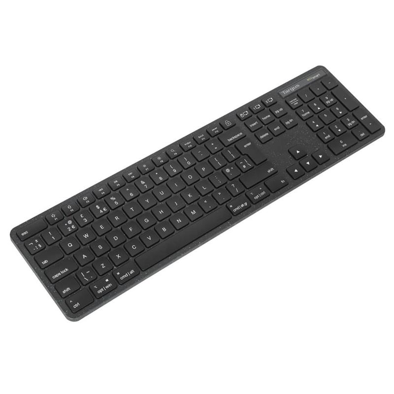 Targus AKB873UK toetsenbord Universeel RF-draadloos + Bluetooth QWERTY Brits Engels Zwart