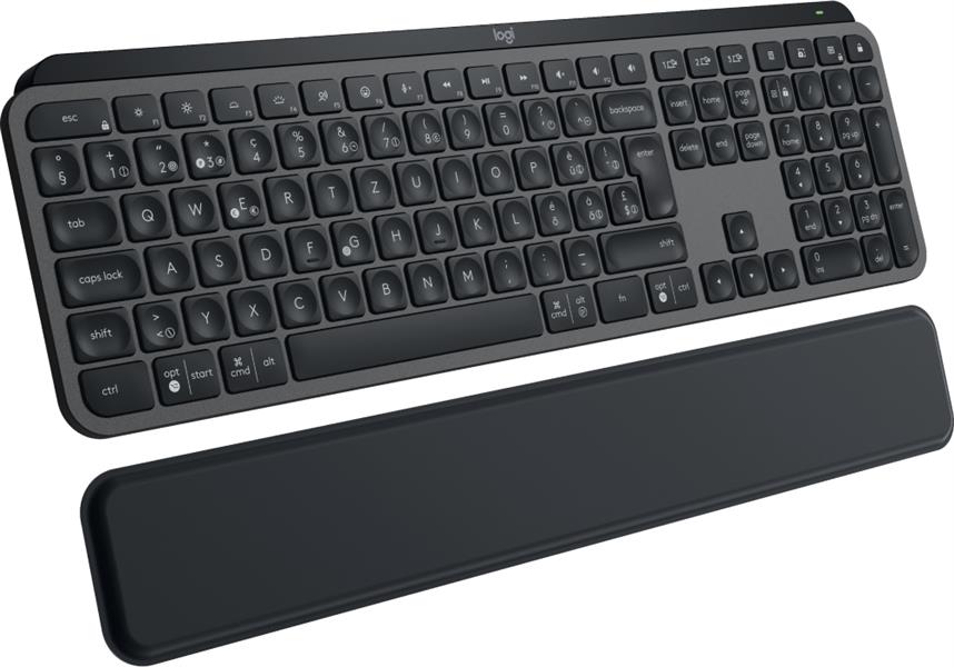 Logitech MX Keys S toetsenbord RF-draadloos + Bluetooth QWERTZ Zwitsers Grafiet