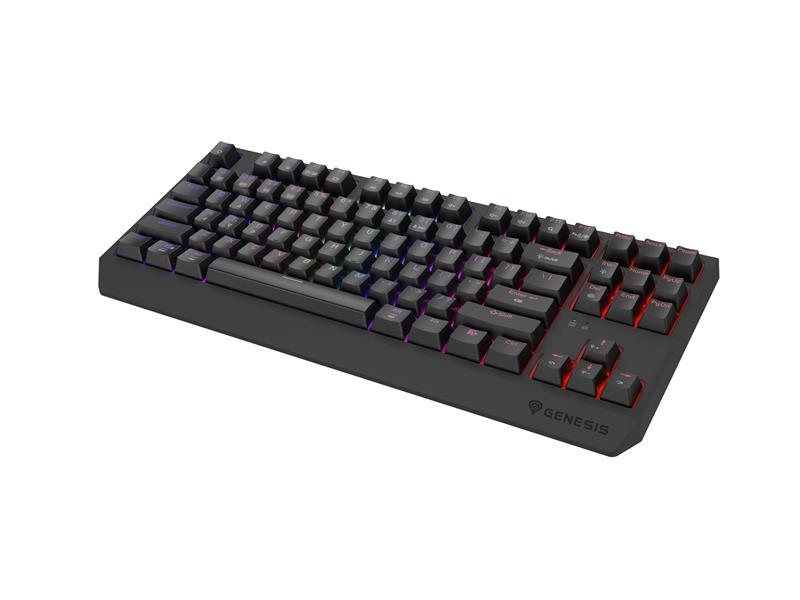 GENESIS Thor 230 TKL toetsenbord Gamen USB + RF Wireless + Bluetooth QWERTY Grijs