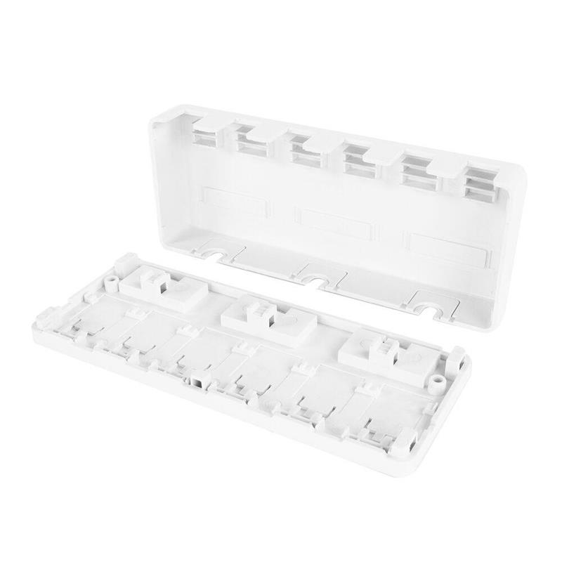 ACT Unloaded Surface keystone mount box voor 6 keystone jacks