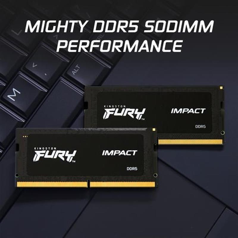 16GB DDR5-5600MT s CL40 SODIMM FURY PnP