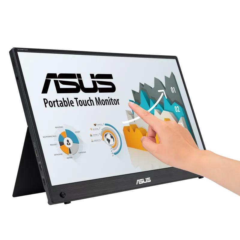 ASUS ZenScreen MB16AMTR computer monitor 39,6 cm (15.6"") 1920 x 1080 Pixels Full HD LCD Touchscreen Zwart