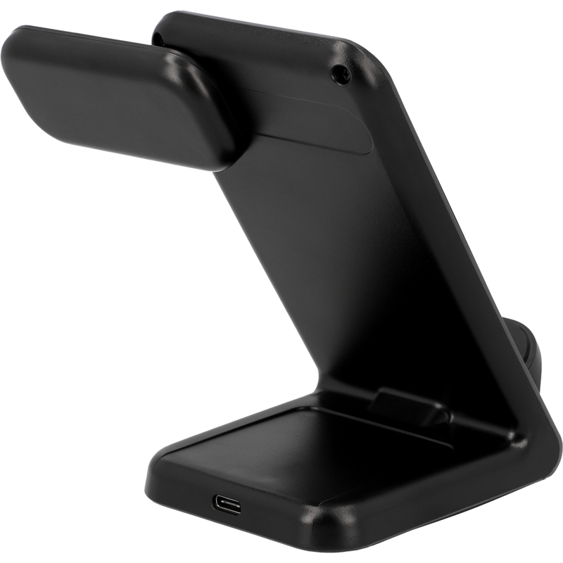 3 in 1 Wireless Charger Stand 15W - Black