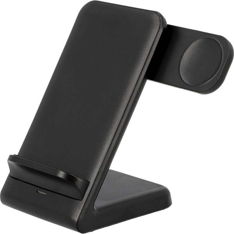 3 in 1 Wireless Charger Stand 15W - Black