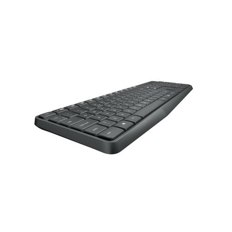 Logitech MK235 toetsenbord RF Draadloos QWERTZ Zwitsers Zwart