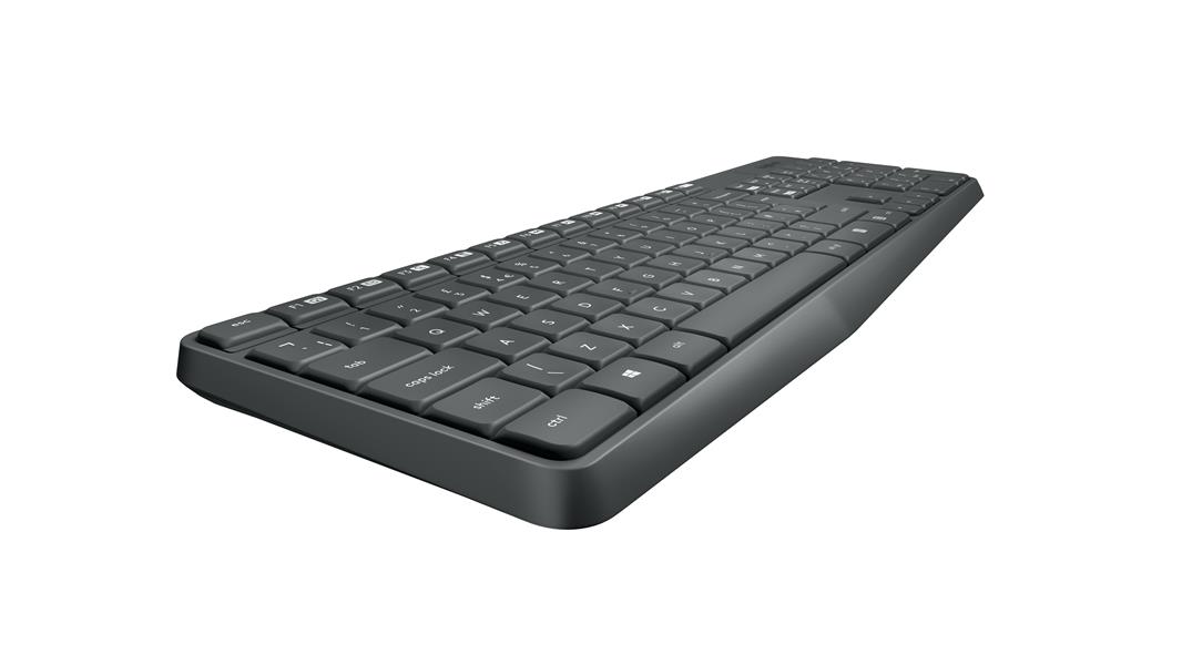 Logitech MK235 toetsenbord RF Draadloos QWERTY Pan Nordic Zwart