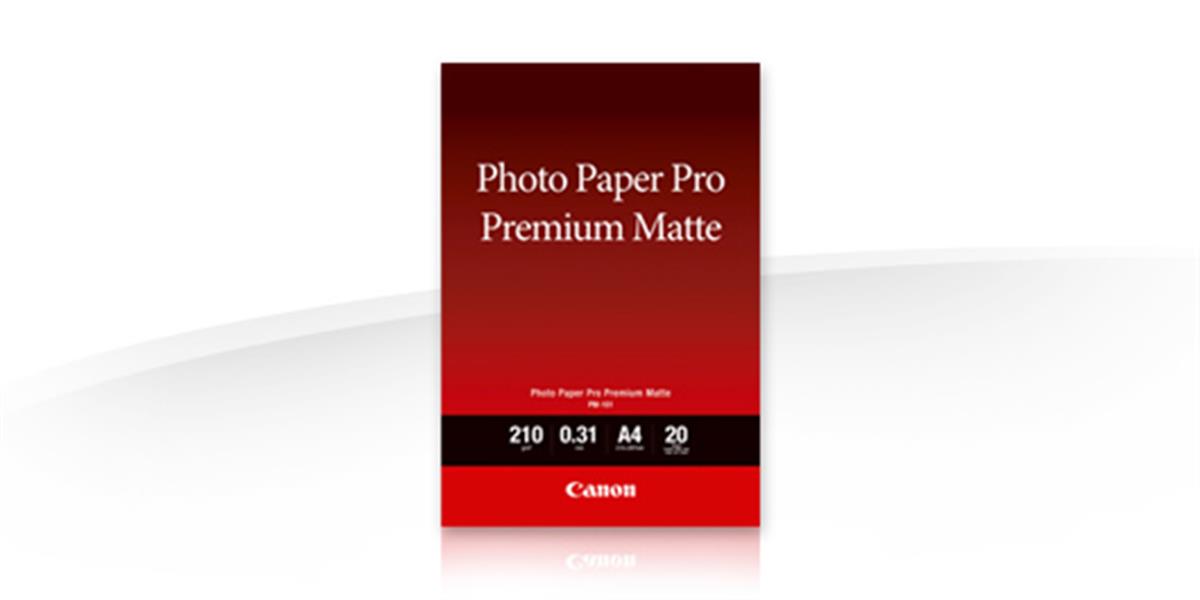 Canon PM-101 pak fotopapier Wit Mat A2