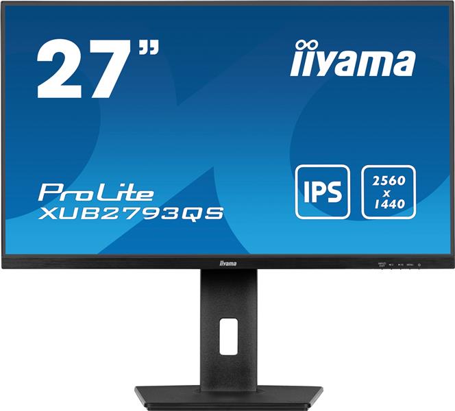 iiyama ProLite XU2793QS-B6 computer monitor 54,6 cm (21.5"") 2560 x 1440 Pixels Full HD LED Zwart