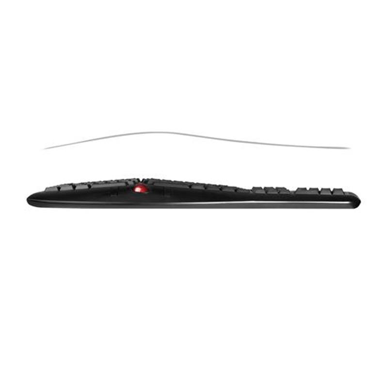 Adesso Tru-Form 3500 toetsenbord RF Draadloos QWERTY Amerikaans Engels Zwart