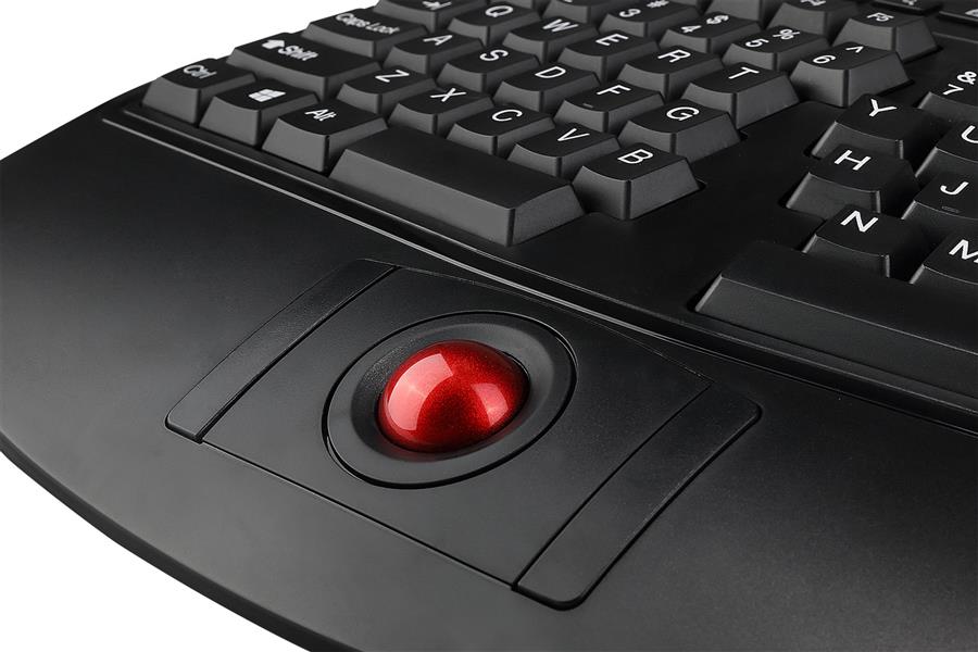 Adesso Tru-Form 3500 toetsenbord RF Draadloos QWERTY Amerikaans Engels Zwart