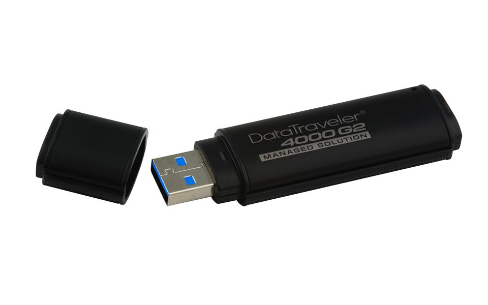Kingston Technology DataTraveler 4000G2 with Management 16GB USB flash drive USB Type-A 3.2 Gen 1 (3.1 Gen 1) Zwart