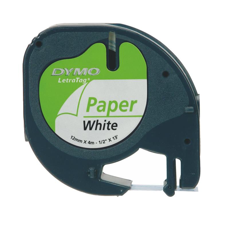 DYMO S0721510 labelprinter-tape Zwart op wit