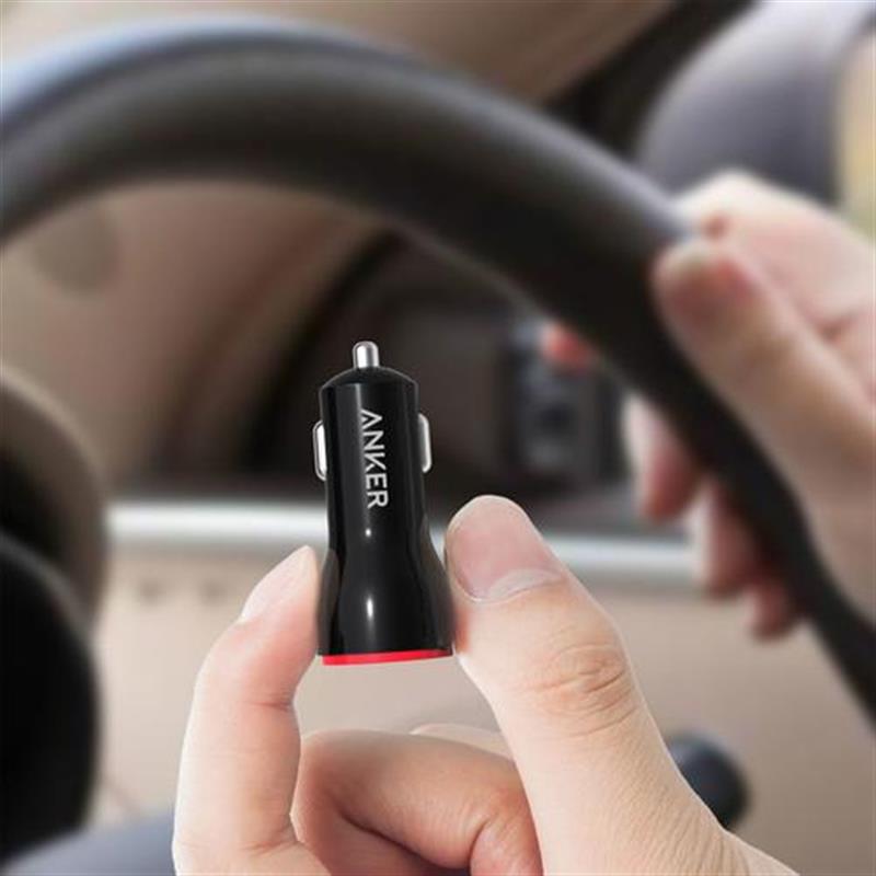 Anker PowerDrive 2 Zwart Auto