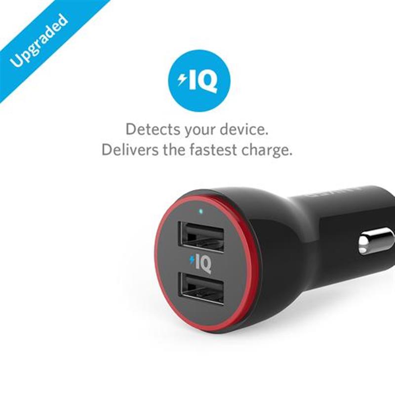 Anker PowerDrive 2 Zwart Auto