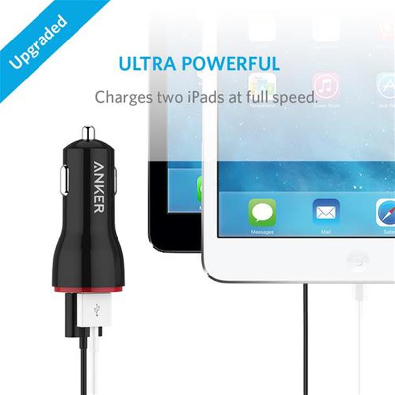 Anker PowerDrive 2 Zwart Auto