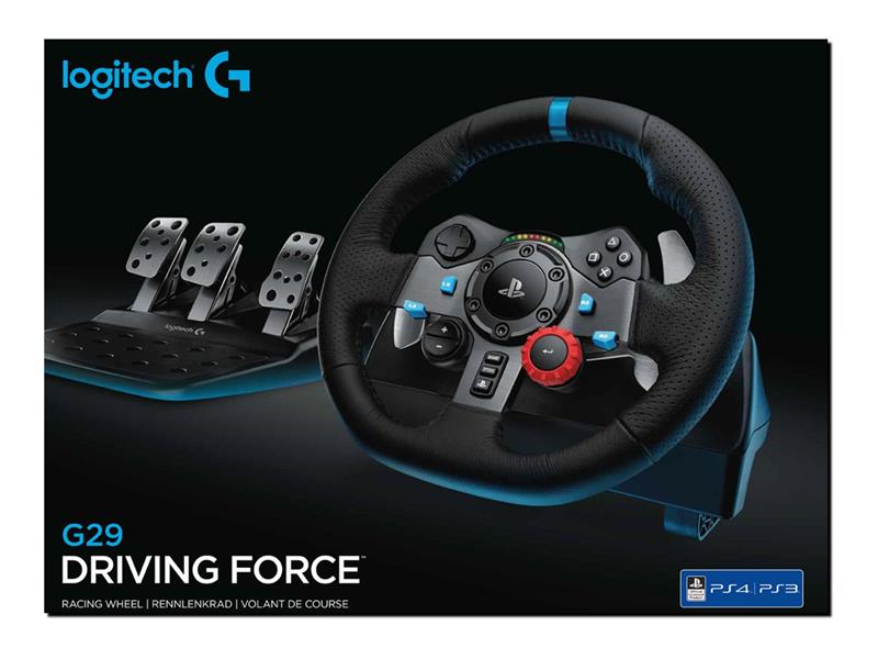 Logitech G G29 Driving Force Zwart USB 2.0 Stuurwiel + pedalen Analoog PC, PlayStation 4, PlayStation 5, Playstation 3