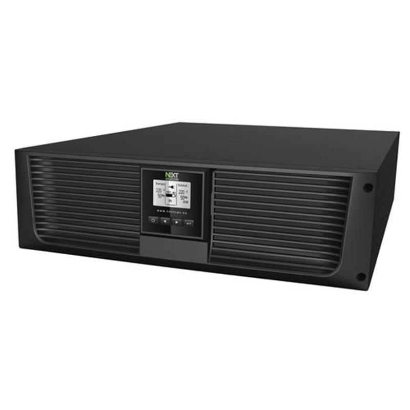 NEXT UPS Systems Logix II 6000 RT3U NETPACK Dubbele conversie online 6000 VA 5400 W 6 AC-uitgang en 