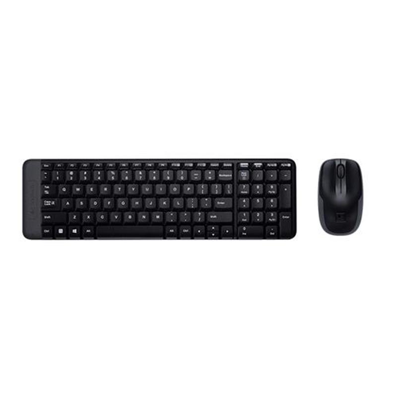 Logitech MK220 toetsenbord RF Draadloos Zwart