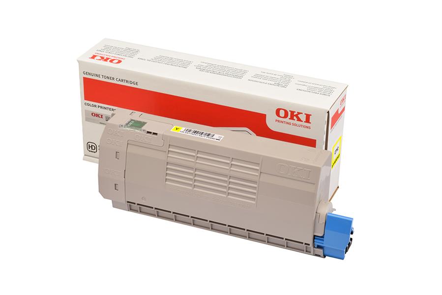 OKI 46507613 tonercartridge Origineel Geel 1 stuk(s)