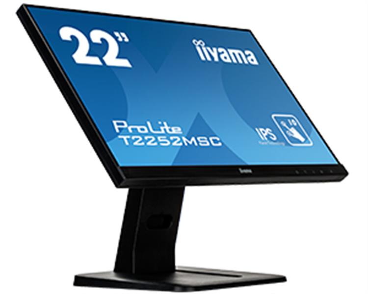 iiyama ProLite T2252MSC-B1 touch screen-monitor 54,6 cm (21.5"") 1920 x 1080 Pixels Zwart Multi-touch