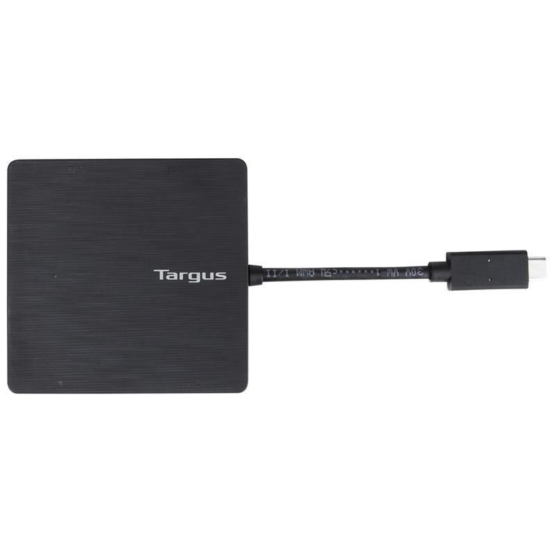 Targus ACH924EU interface hub USB 3.2 Gen 1 (3.1 Gen 1) Type-A 5000 Mbit/s Zwart