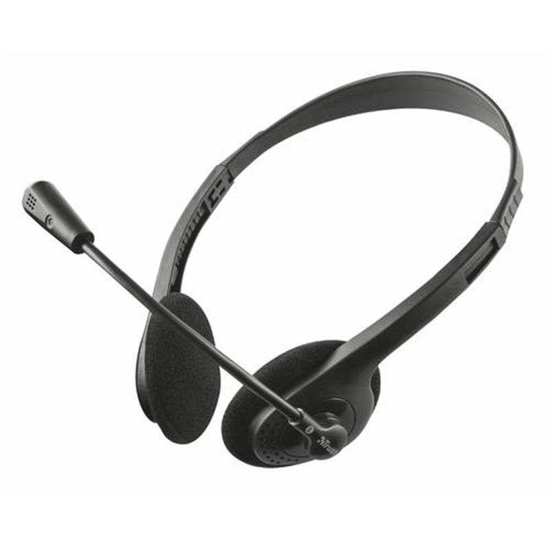 Trust 21665 hoofdtelefoon/headset In-ear Zwart 3,5mm-connector