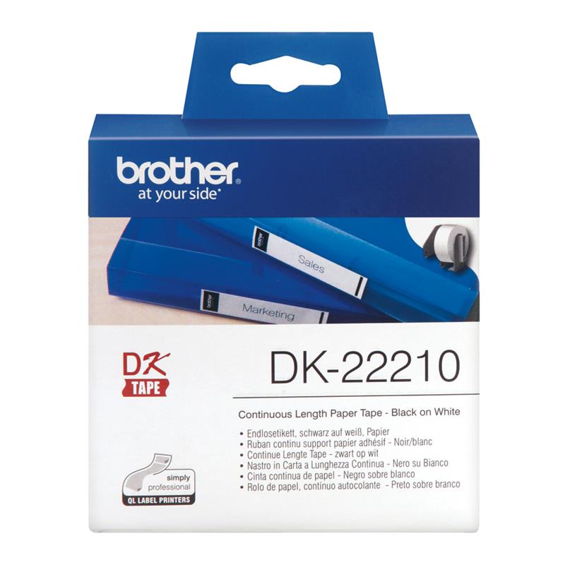 Brother Doorlopende papiertape 29 mm