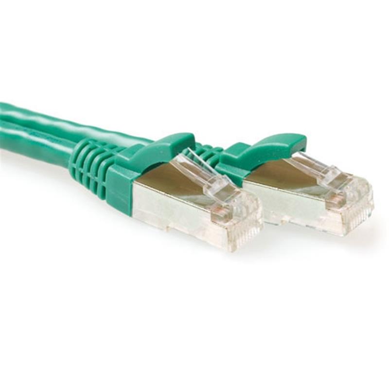 ACT FB7703 netwerkkabel Groen 3 m Cat6a S/FTP (S-STP)