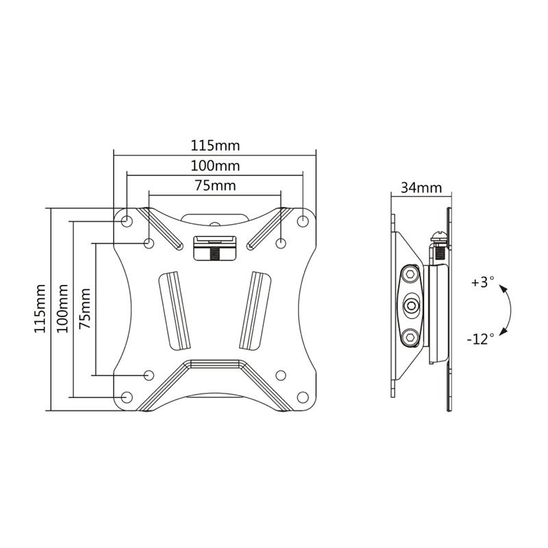 Neomounts tv wandsteun