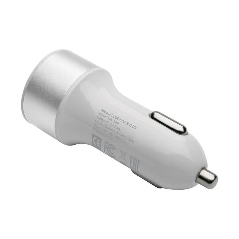 Tripp Lite U280-C02-S-QC3 oplader voor mobiele apparatuur Wit Auto