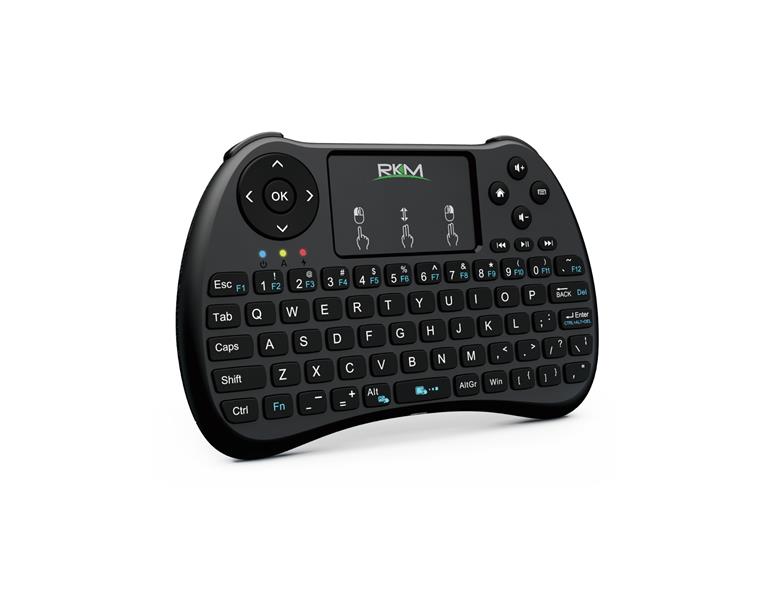 Rikomagic K6 2 4G wireless mini keyboard with Touchpad Li-ion accu 140*90*17 mm
