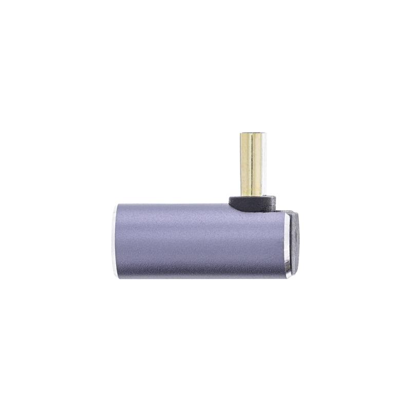 InLine USB4 Adapter USB Type-C male female up down angled aluminium grey