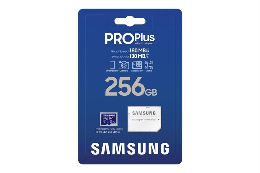 Samsung PRO Plus MB-MD256SA/EU flashgeheugen 256 GB MicroSD UHS-I Klasse 3