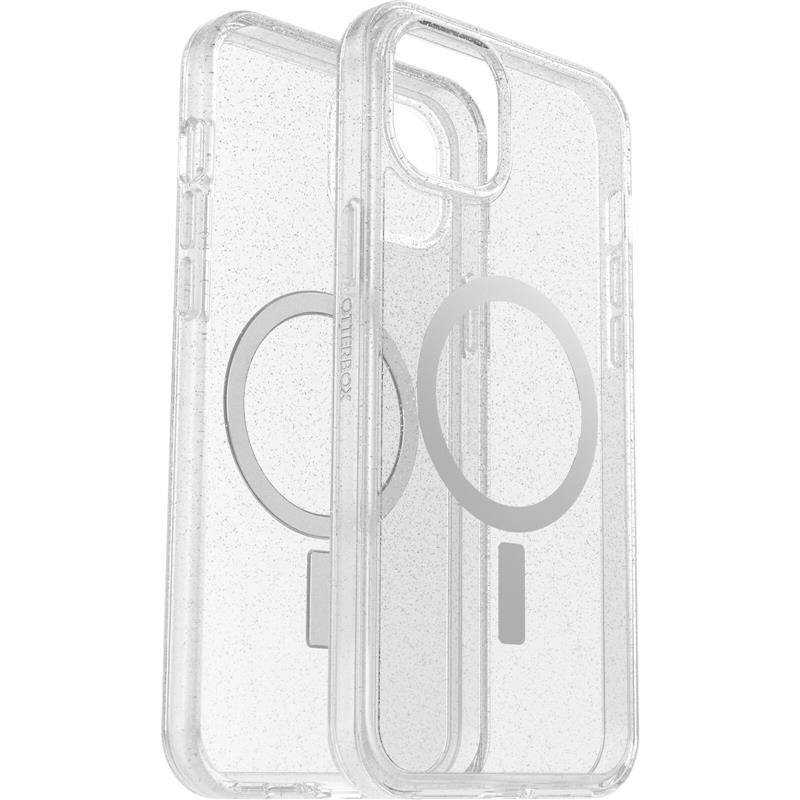 OtterBox Symmetry Series voor MagSafe voor iPhone 15 Plus, Stardust (Clear Glitter)