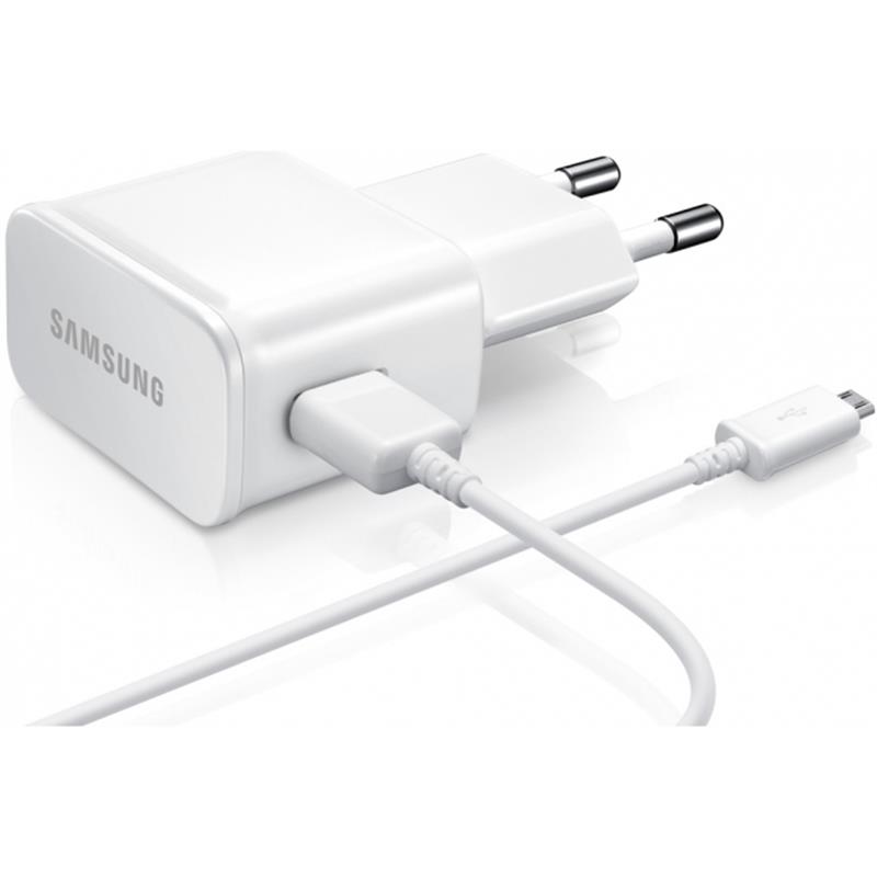  Samsung Travel Charger incl Micro USB Cable 2 0A White Bulk