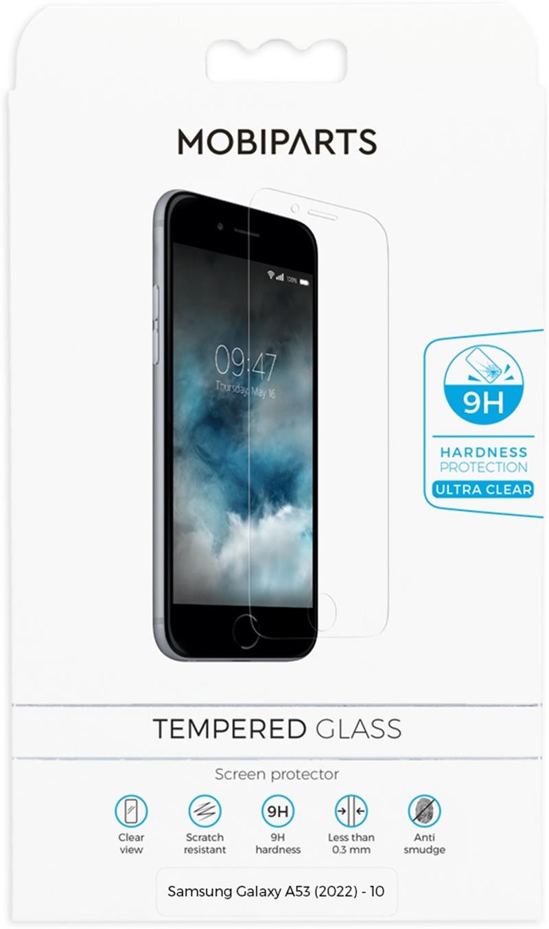 Mobiparts Regular Tempered Glass Samsung Galaxy A53 2022 - 10 Pack