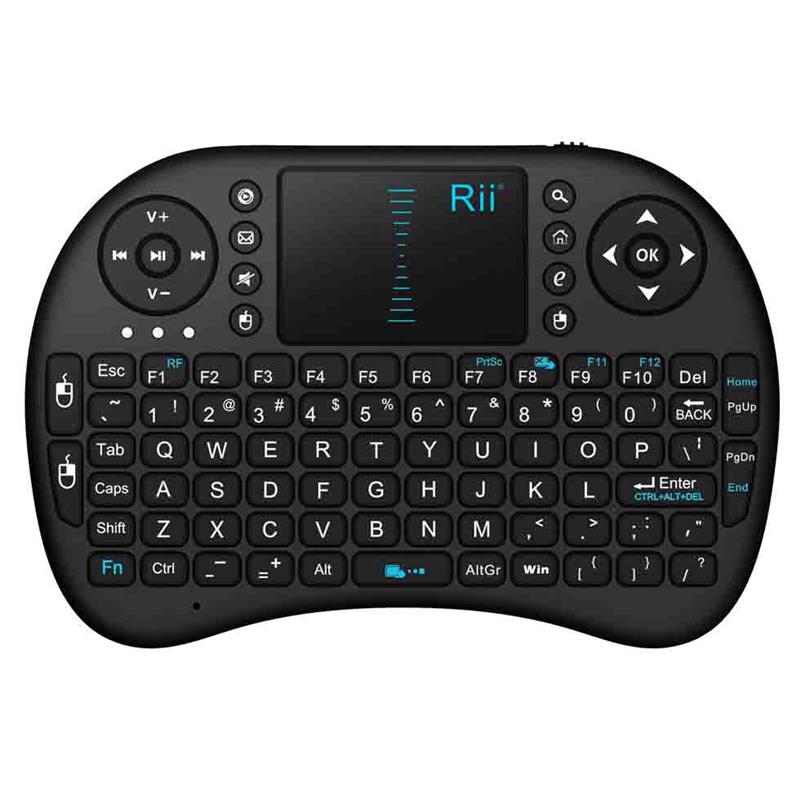Rii i8 Mini Wireless keyboard 2 4G for Windows Mac Linux and Android Inc touchpad USB Dongle Li-Ion Battery