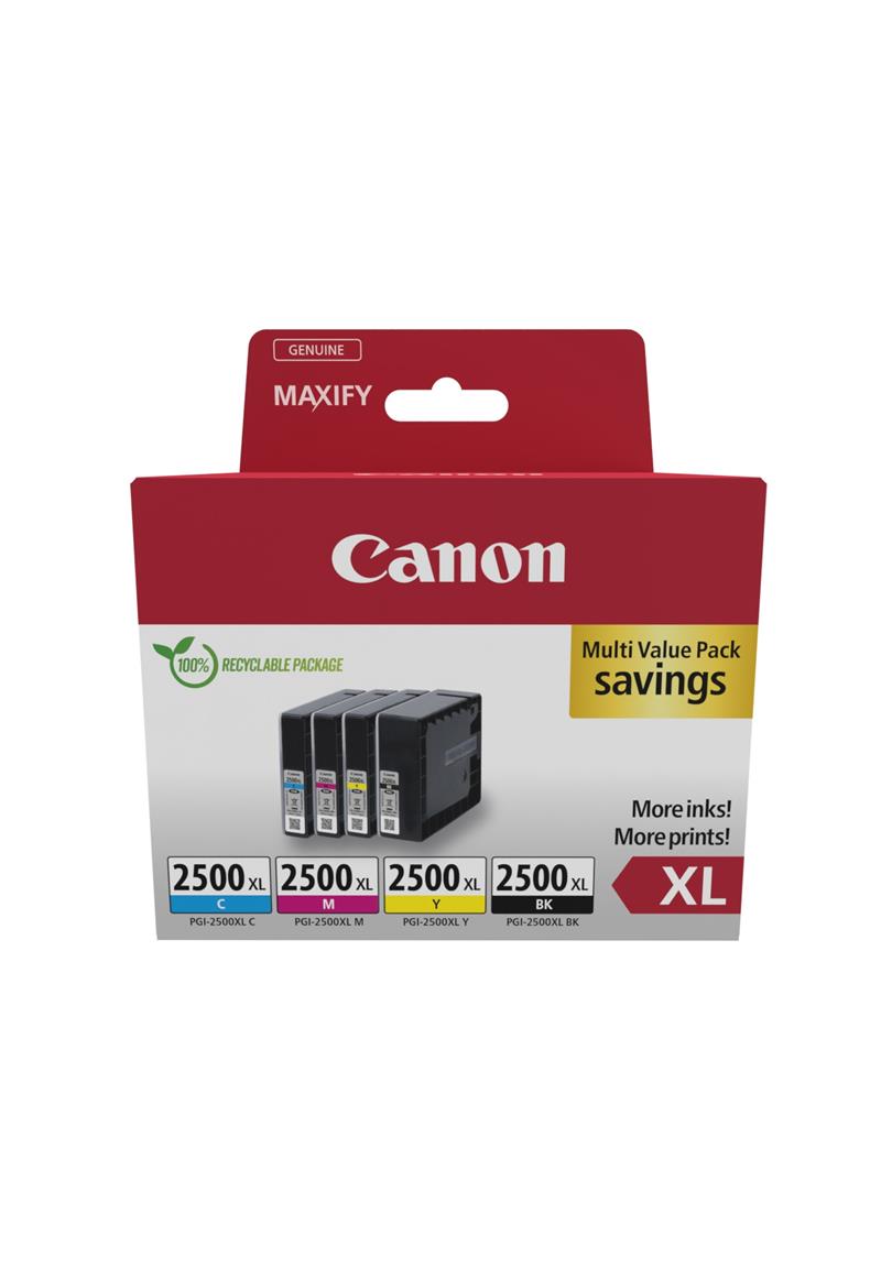 CANON PGI-2500XL Ink Cartridge BK C M Y