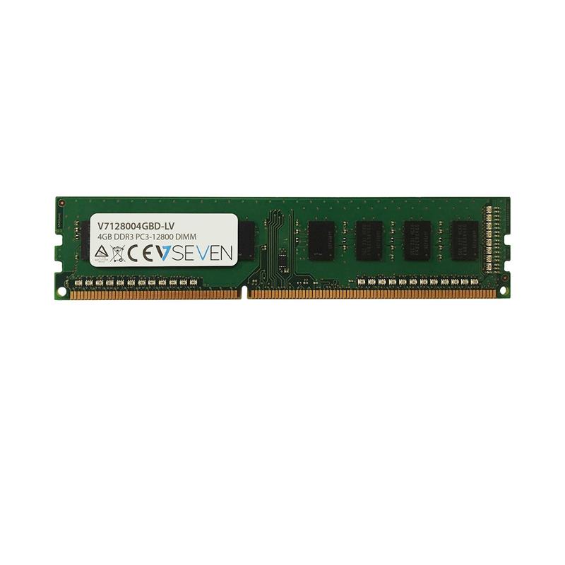 V7 V7128004GBD-LV geheugenmodule 4 GB 1 x 4 GB DDR3 1600 MHz
