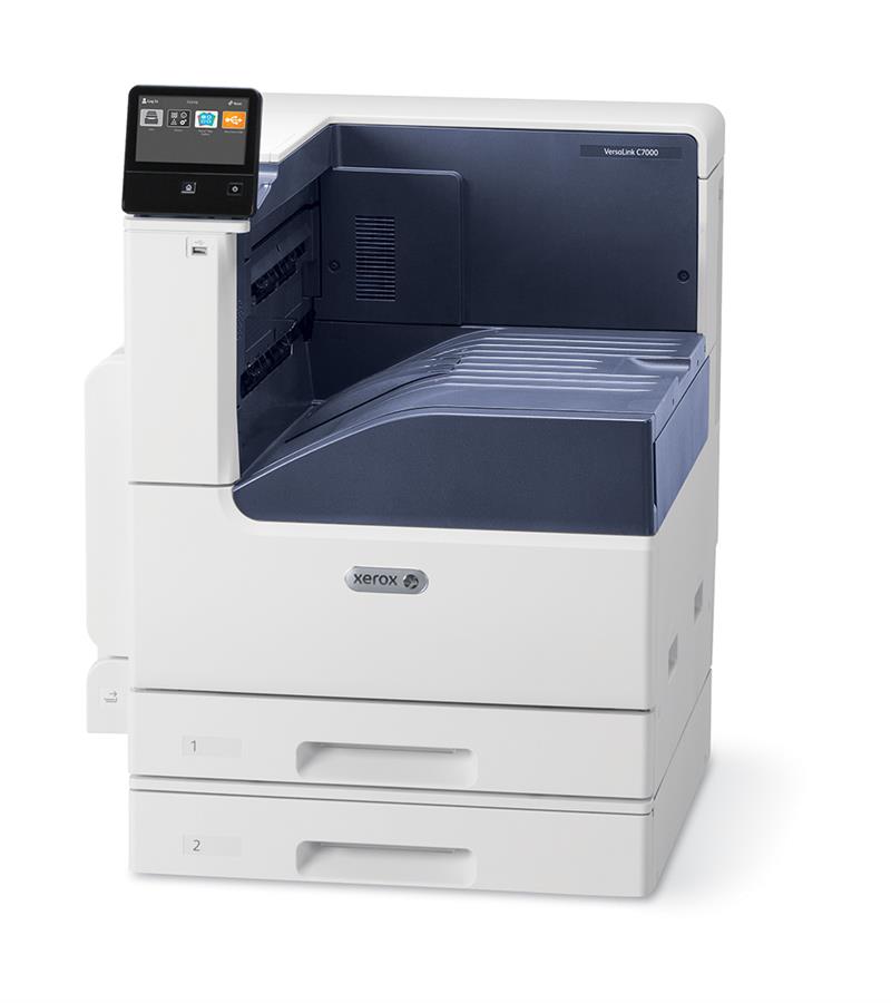 Xerox VersaLink C7000 A3 35/35 ppm dubbelzijdige printer Adobe PS3 PCL5e/6 2 laden totaal 620 vel