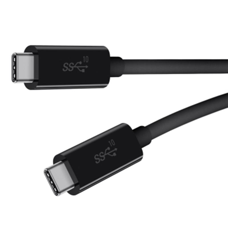Belkin F2CU052BT1M-BLK USB-kabel 1 m USB 3.2 Gen 1 (3.1 Gen 1) USB C Zwart