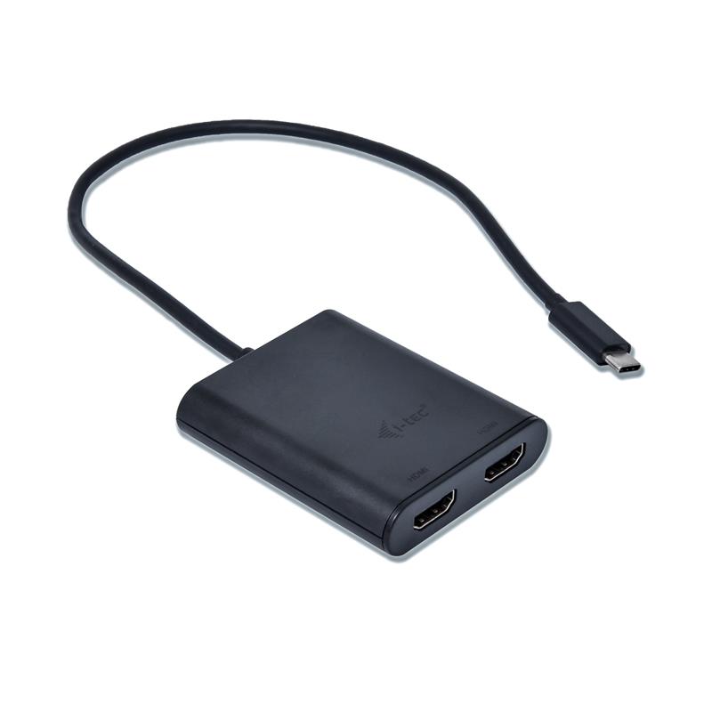 i-tec C31DUAL4KHDMI USB grafische adapter 3840 x 2160 Pixels Zwart