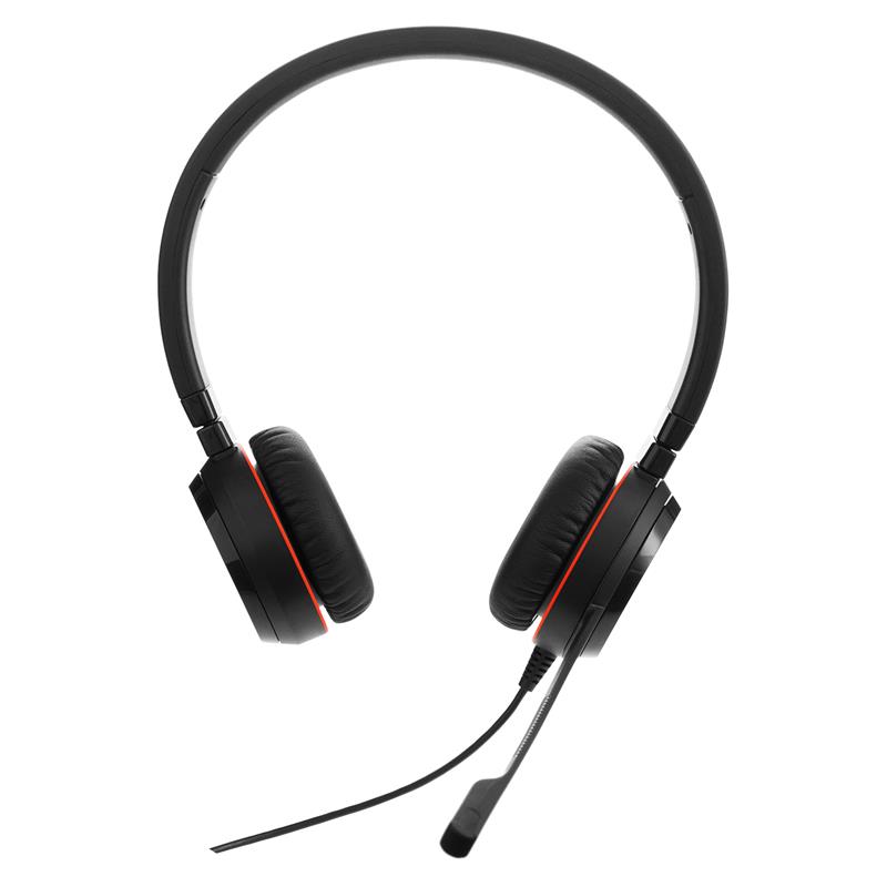 Jabra Evolve 20SE UC Stereo Headset Bedraad Hoofdband Kantoor/callcenter USB Type-A Zwart