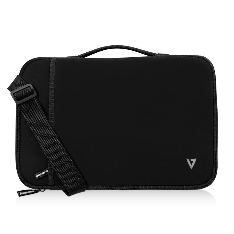 V7 CSE12HS-BLK-9E notebooktas 31 cm (12.2"") Opbergmap/sleeve Zwart