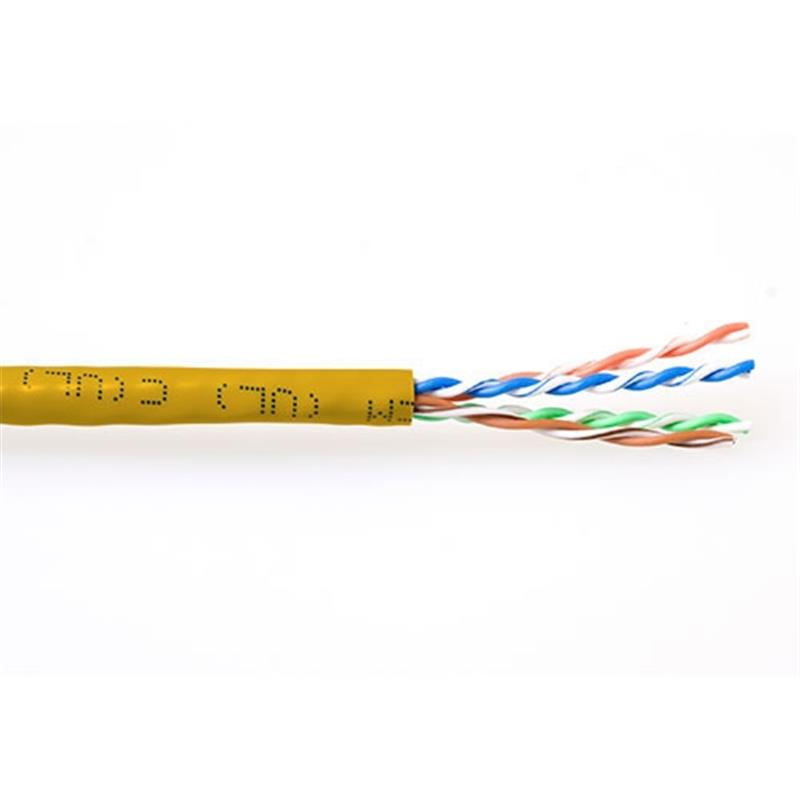 ACT 305m Cat6 Cable netwerkkabel Geel