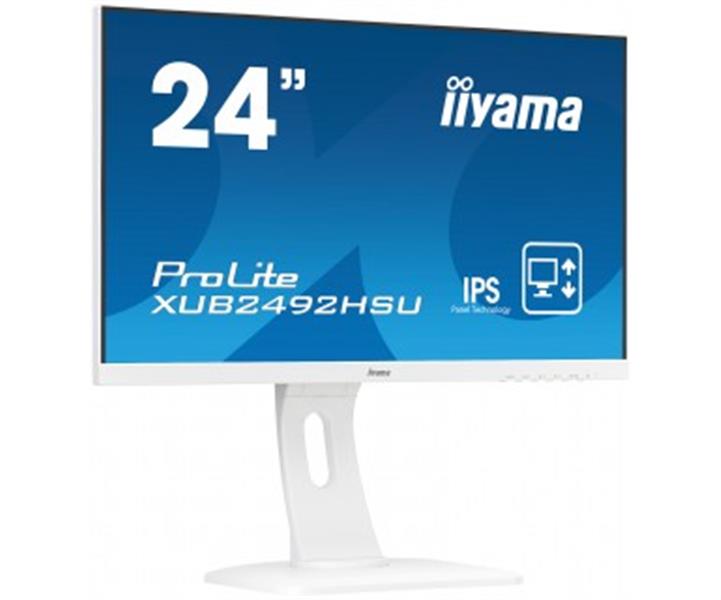 iiyama ProLite XUB2492HSU-W1 LED display 60,5 cm (23.8"") 1920 x 1080 Pixels Full HD Flat Mat Wit