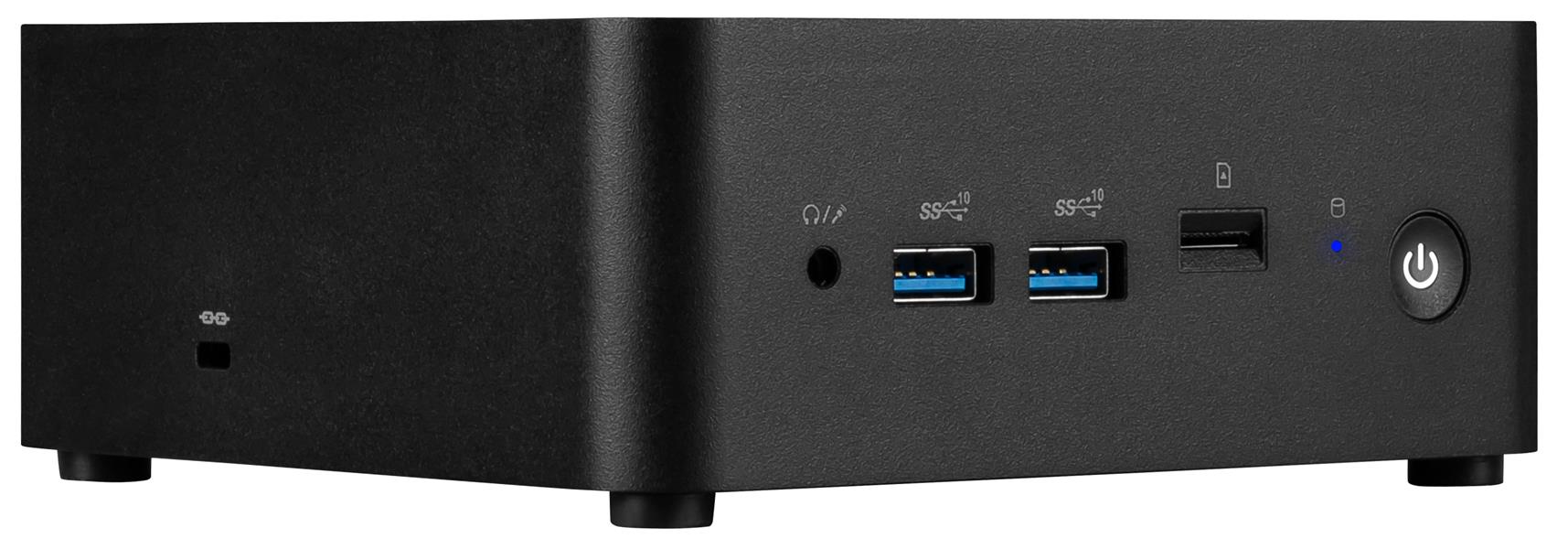 MSI Cubi NUC 1MG-002EU Intel Core 5 120U 8 GB DDR5-SDRAM 512 GB SSD Windows 11 Pro Mini PC Zwart