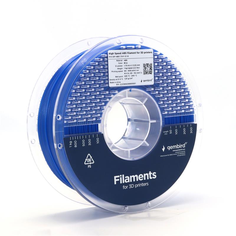 High Speed ABS filament Blauw 1 75 mm 1 kg